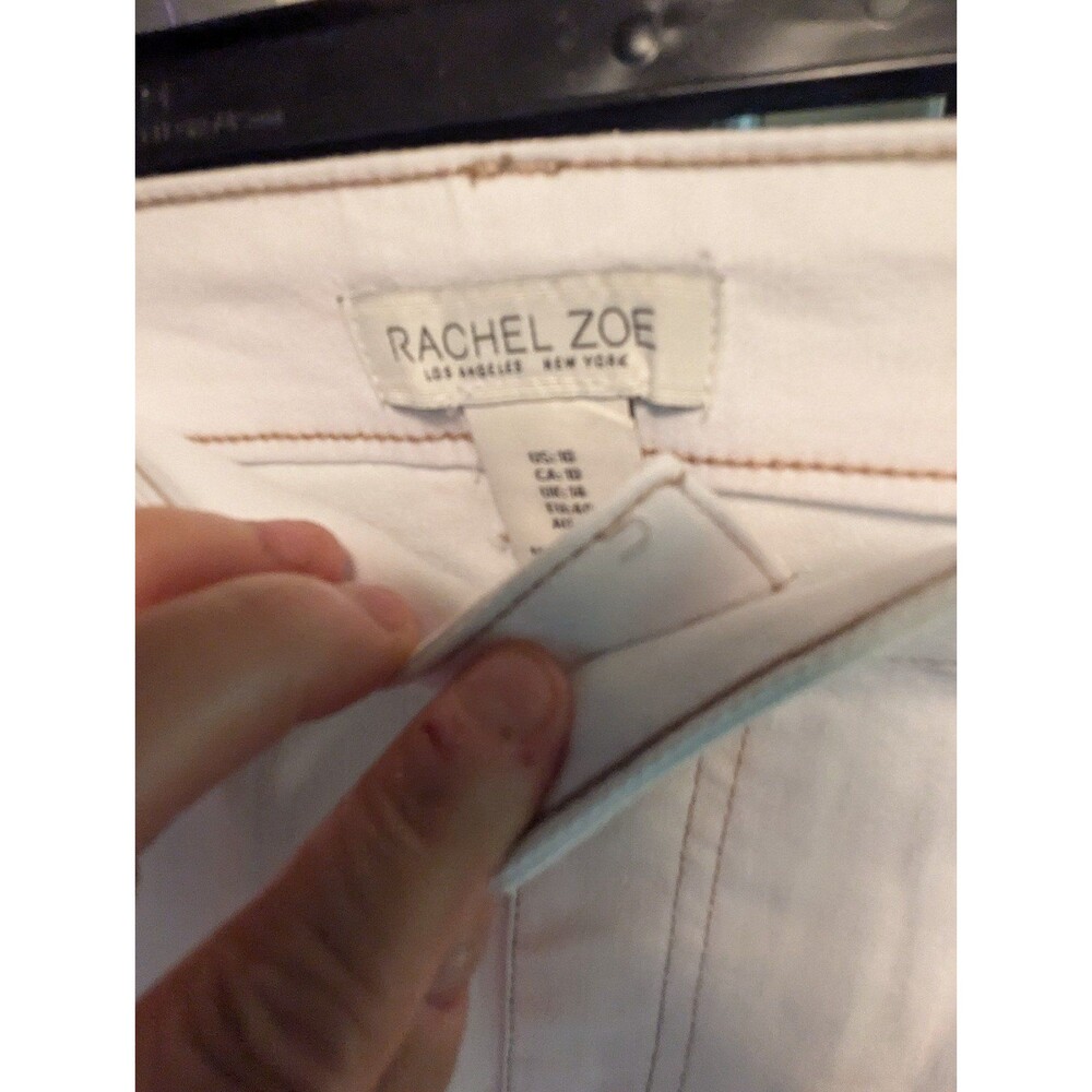 NWT Rachel Zoe Repreve High rise white maxi stretch  denim skirt sz 10. - Picture 6 of 8